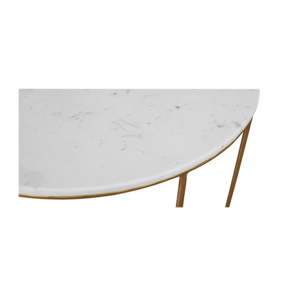 Keswick Demilune Console Table - Bronze - Chapin Furniture