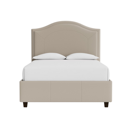 Vienna Leather Upholstered Bed - Custom - Chapin Furniture