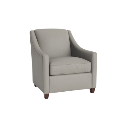 Corinna Leather Accent Chair - Custom - Chapin Furniture