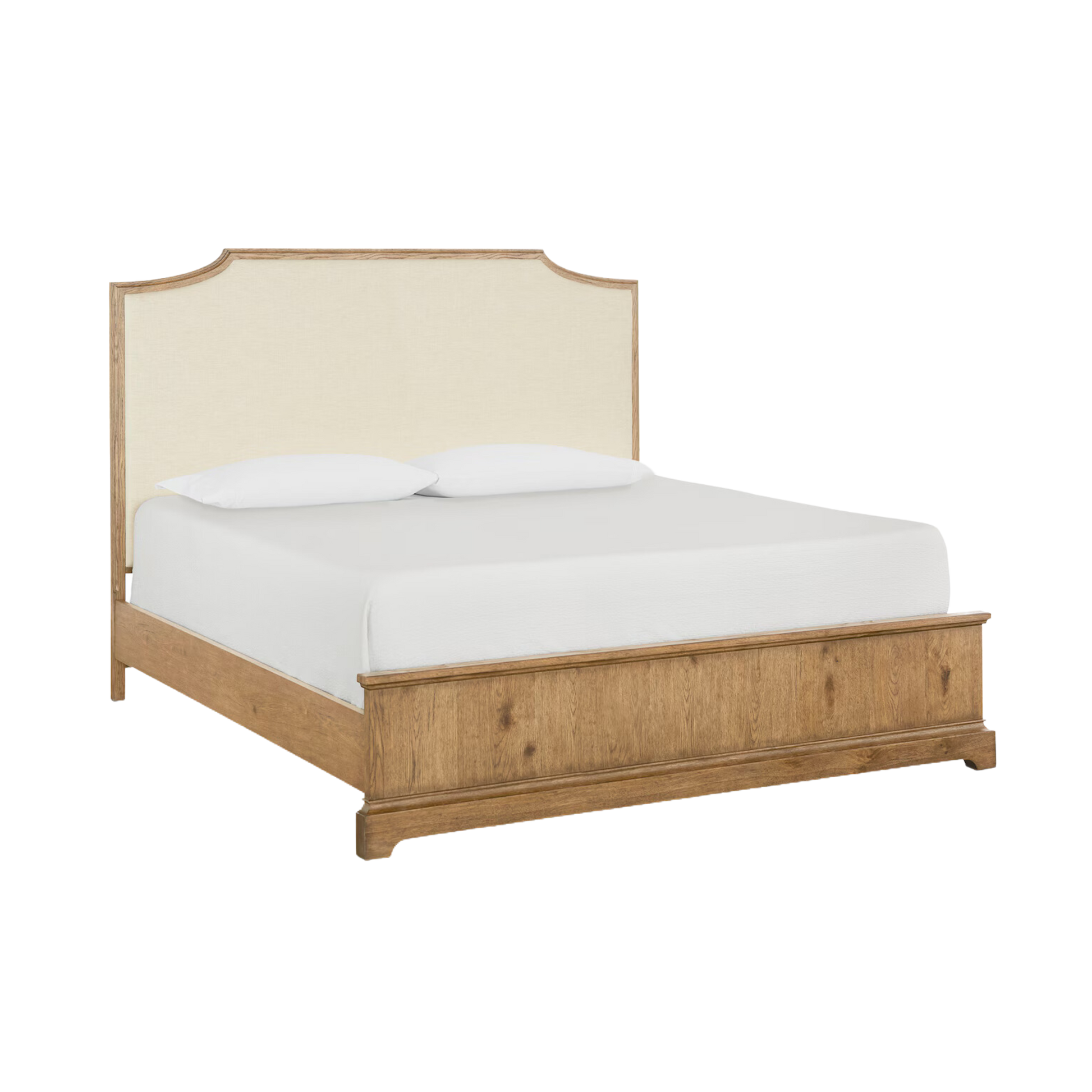 Surry Upholstered Bed Flaxen Oak - Cal King - Chapin Furniture