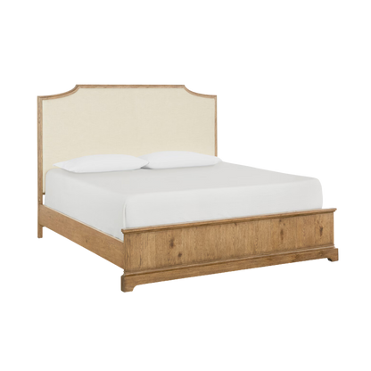 Surry Upholstered Bed Flaxen Oak - Cal King - Chapin Furniture