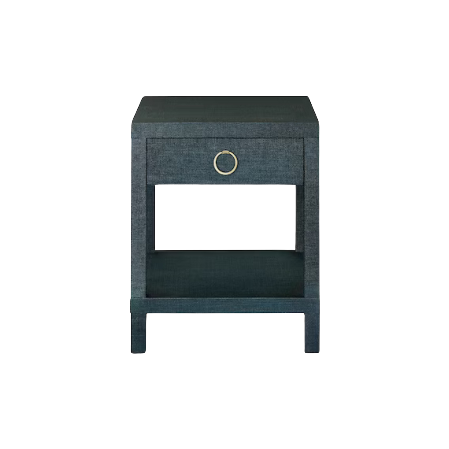 Ventura Raffia End Table - Pacific Blue - Chapin Furniture