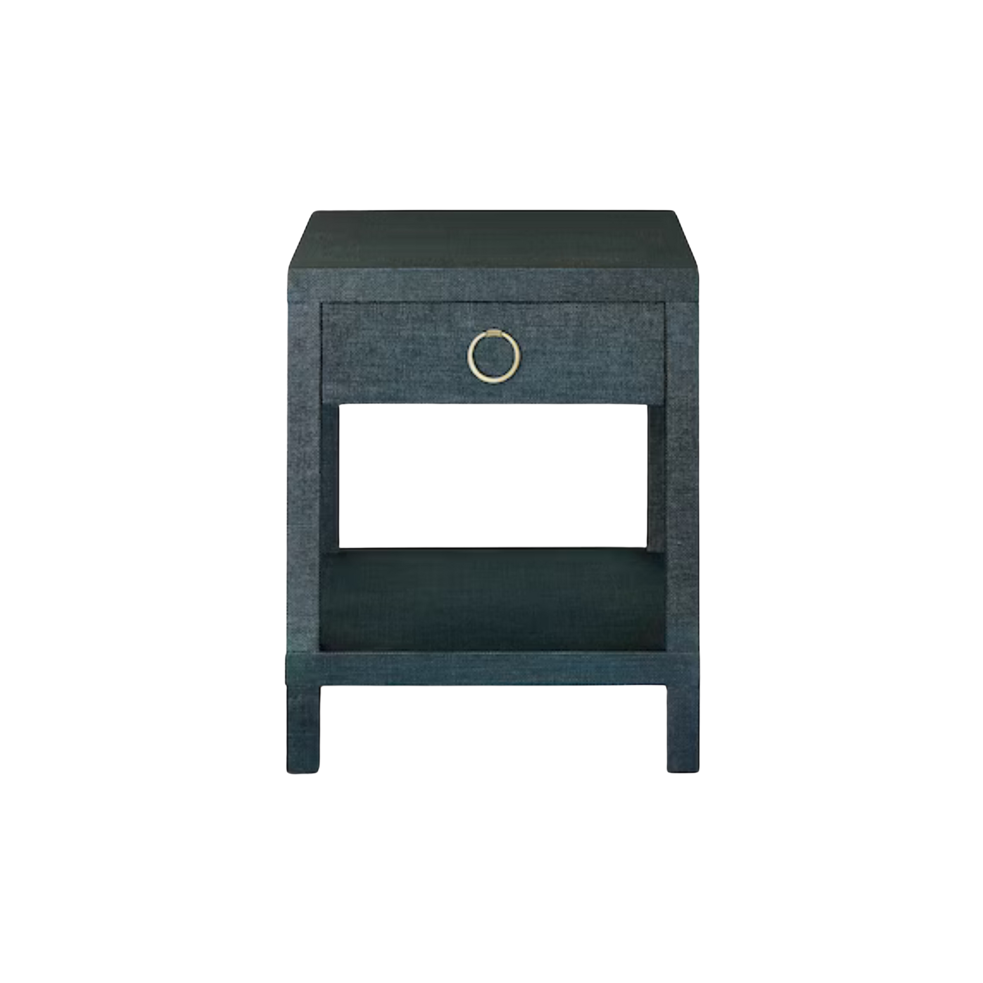 Ventura Raffia End Table - Pacific Blue - Chapin Furniture