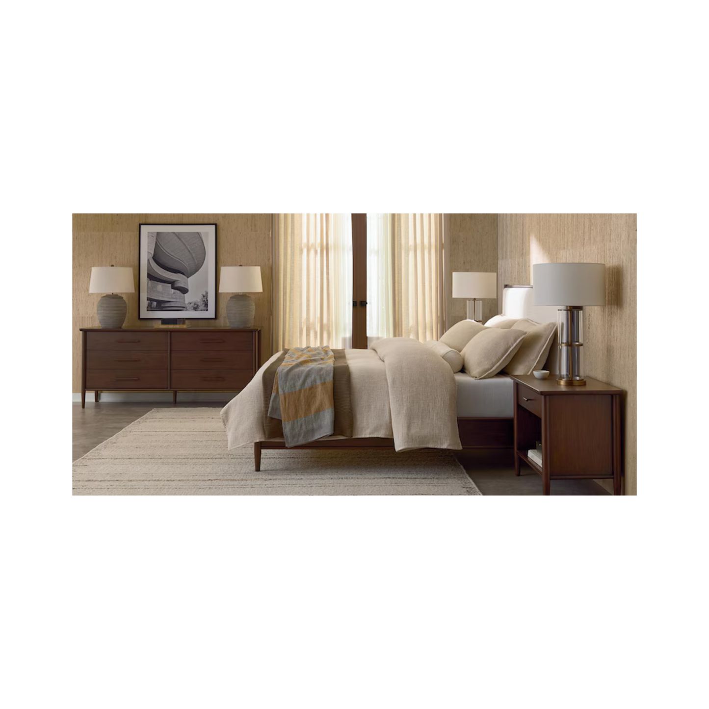 Copenhagen Upholstered Bed - Cal King - Chapin Furniture