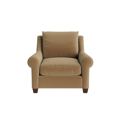 Ellery Roll Arm Chair - Custom - Chapin Furniture