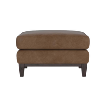 Sanford Leather Ottoman - Custom - Chapin Furniture
