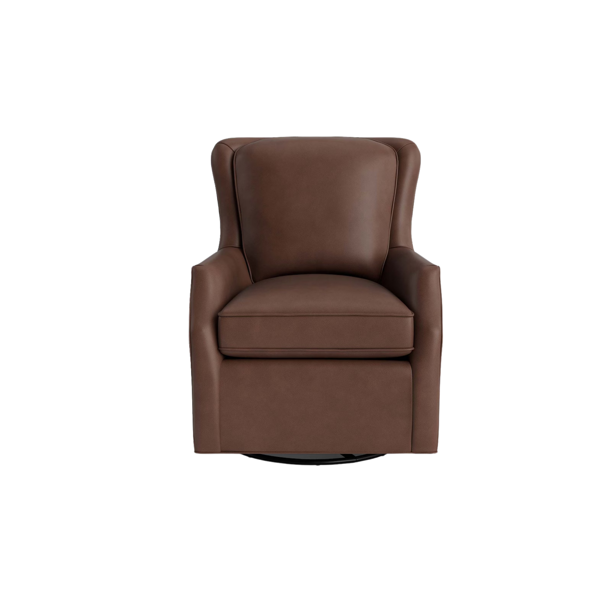 Kent Leather Slope Arm Swivel Glider Chair - Custom - Chapin Furniture