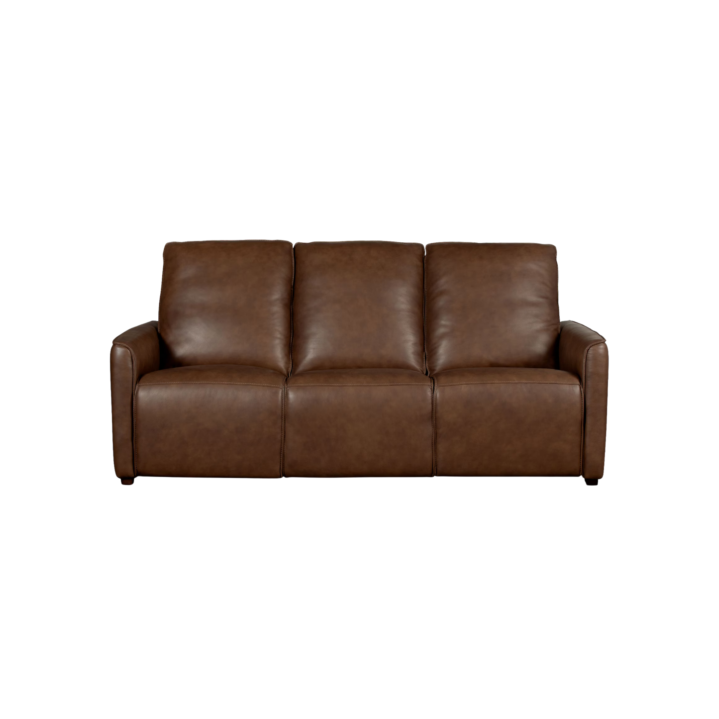 Everett Leather Reclining Sofa - Cork Leather - Chapin Furniture