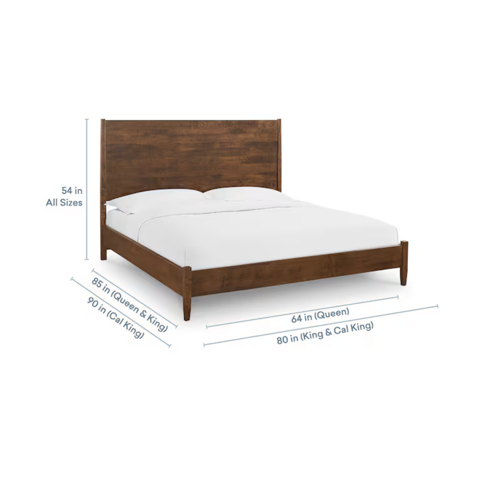 Benchmade Parkway California King Panel Bed - Tobacco - Chapin Furniture