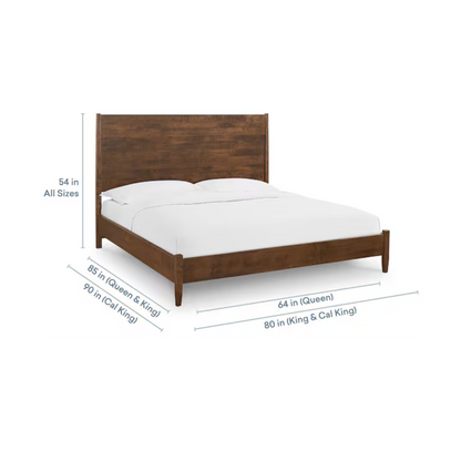 Benchmade Parkway California King Panel Bed - Tobacco - Chapin Furniture
