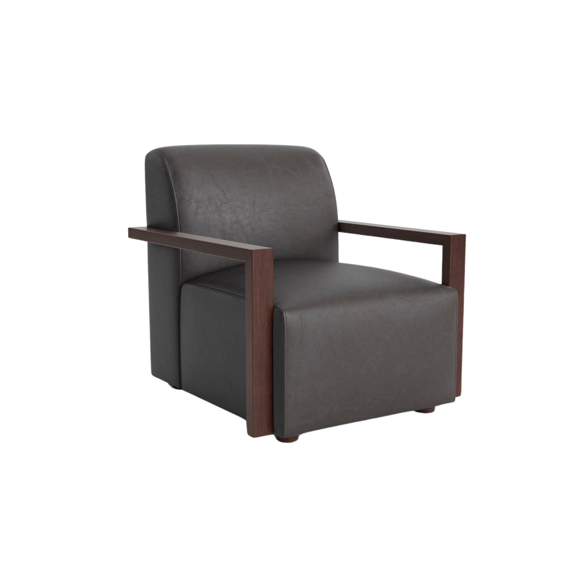 Creswell Leather Accent Chair - Custom - Chapin Furniture