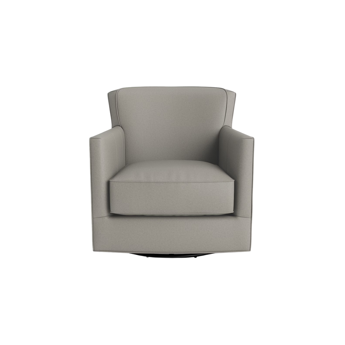 New American Living Leather Thin Track Arm Swivel Glider Chair - Custom - Chapin Furniture