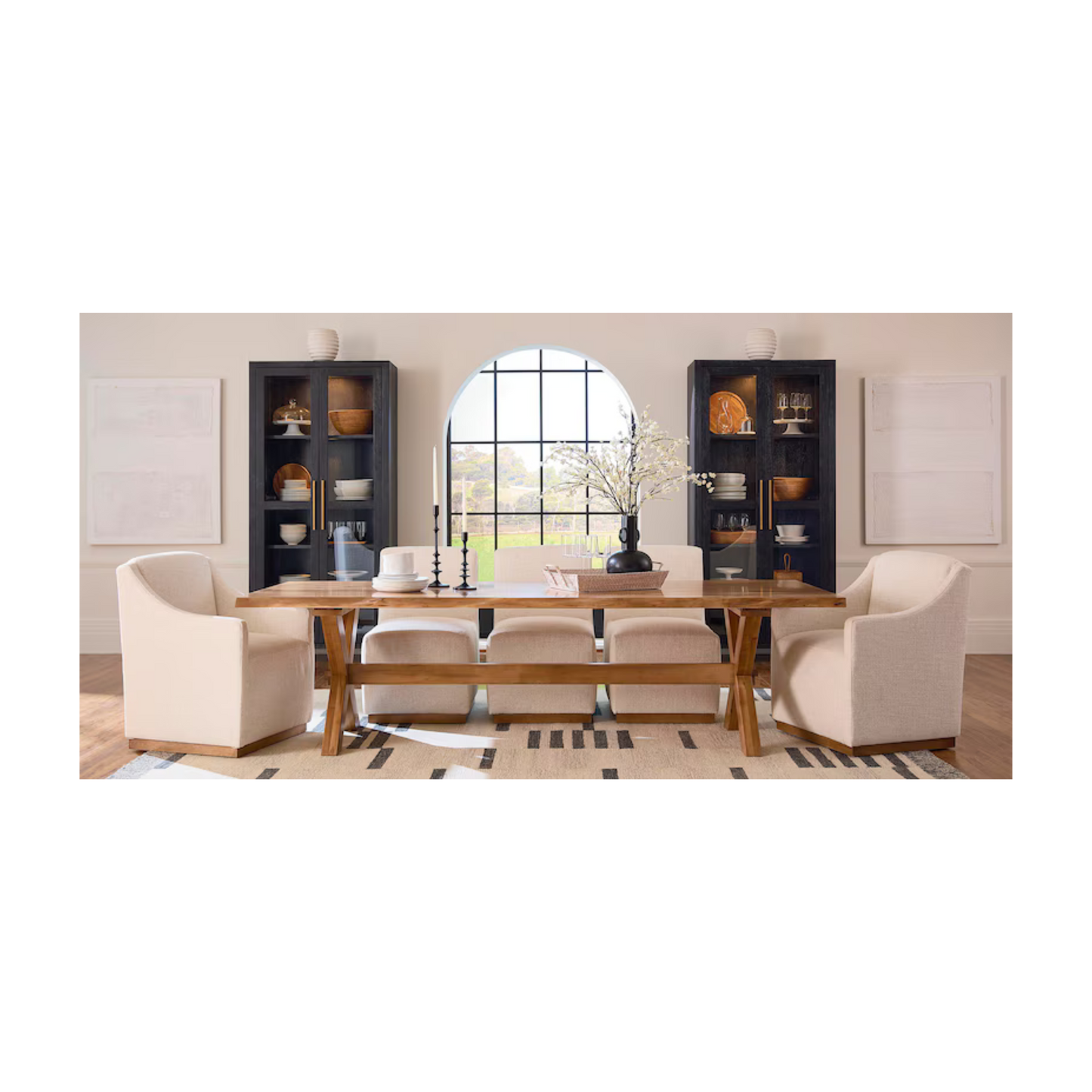 Foster Display Cabinet - Black - Chapin Furniture