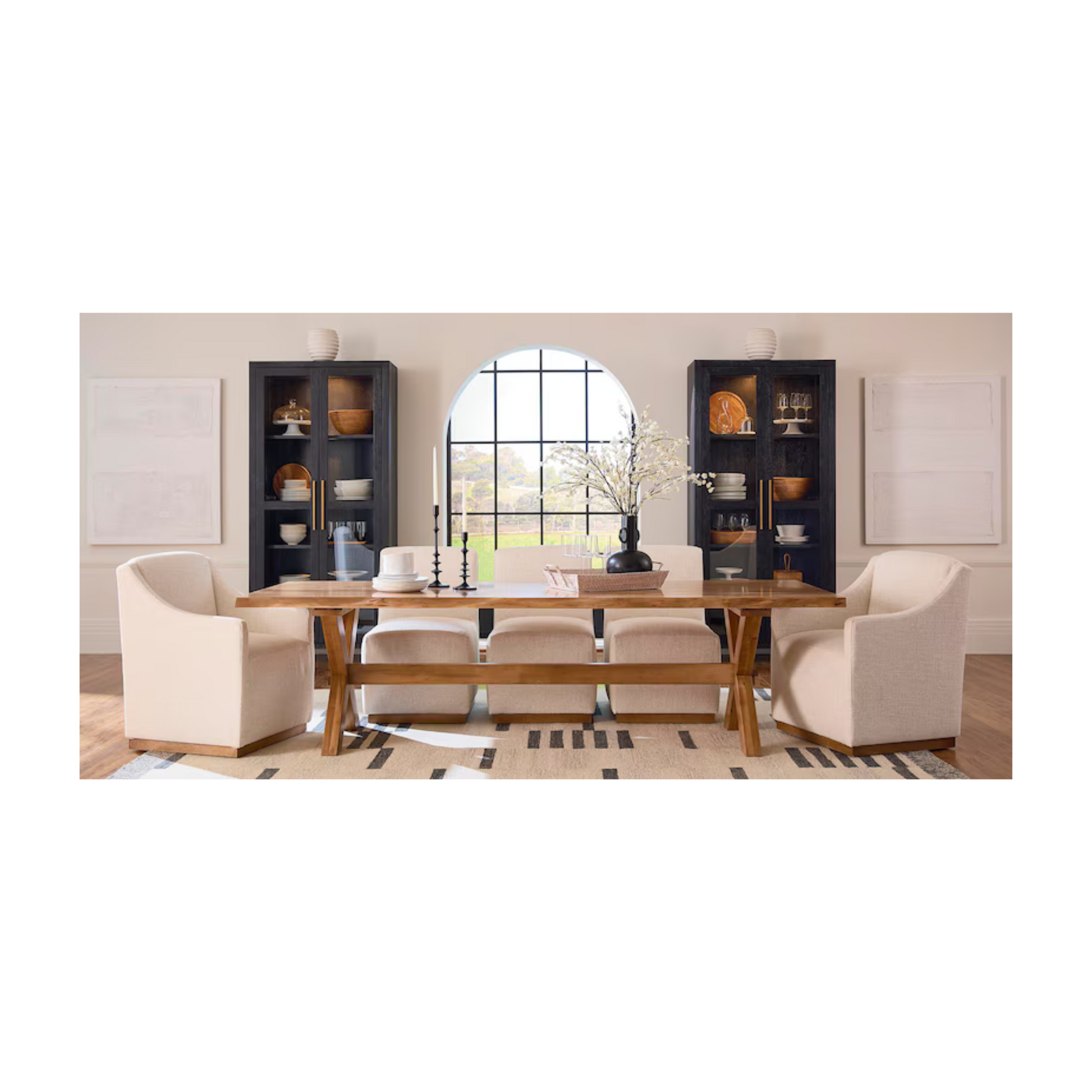 Foster Display Cabinet - Black - Chapin Furniture