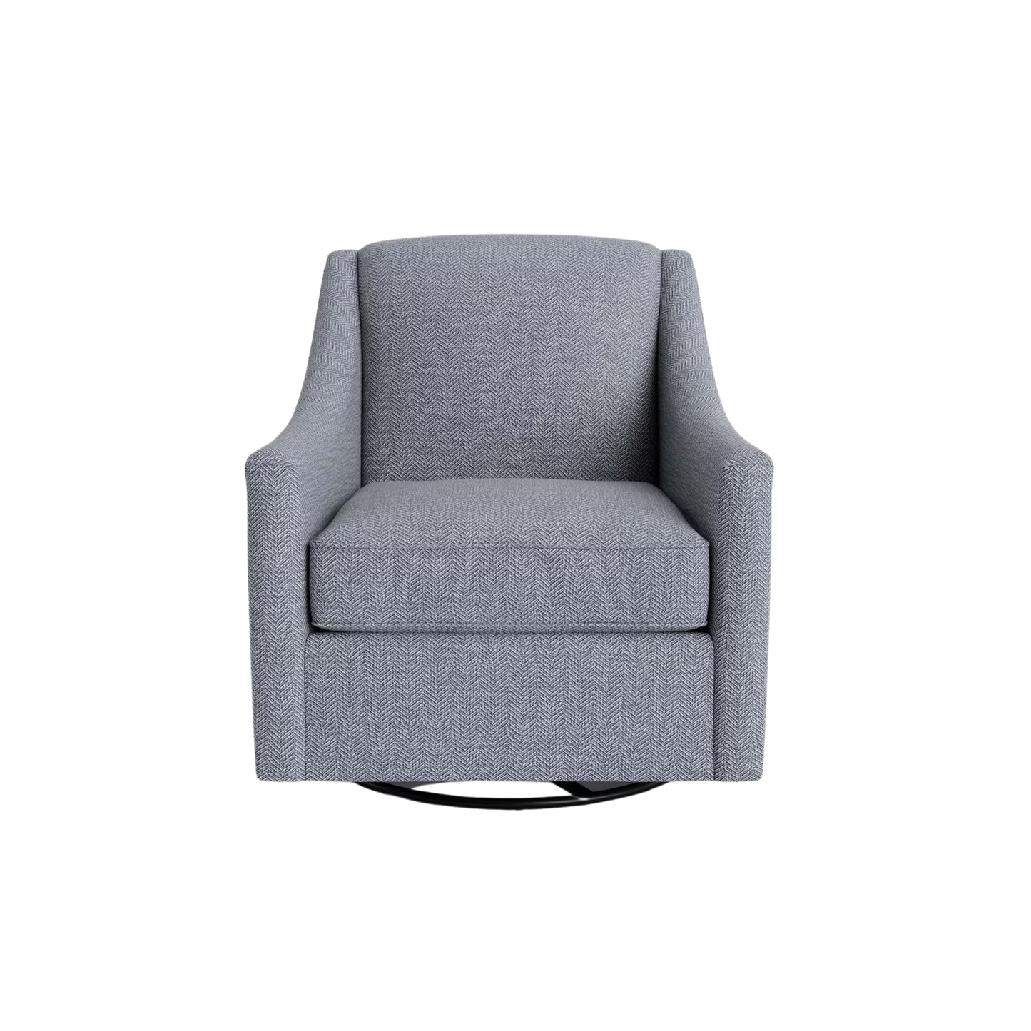 Corinna Slope Arm Swivel Chair - Custom - Chapin Furniture