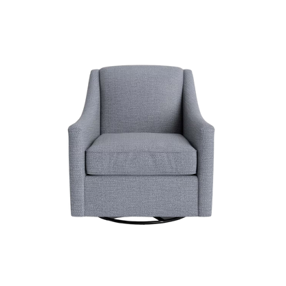 Corinna Slope Arm Swivel Chair - Custom - Chapin Furniture