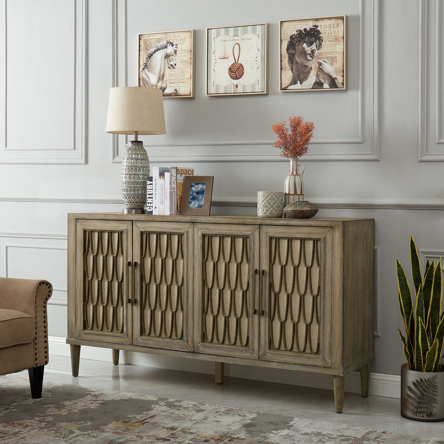 Devonshire 4 Door Accent Cabinet - Chapin Furniture