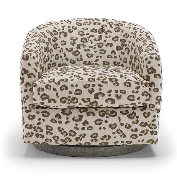 Ennely Swivel Chair- Raffia - Chapin Furniture