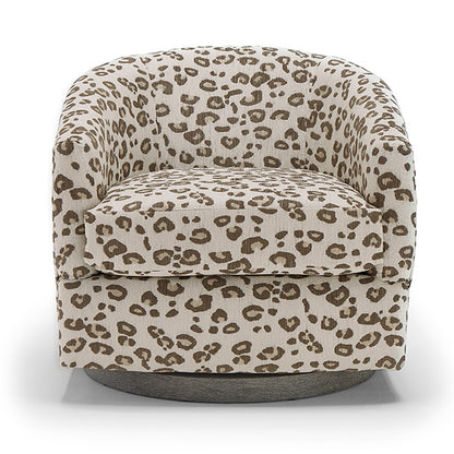 Ennely Swivel Chair- Raffia - Chapin Furniture