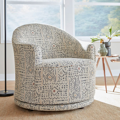 April Swivel Barrel Chair - Chapin Furniture