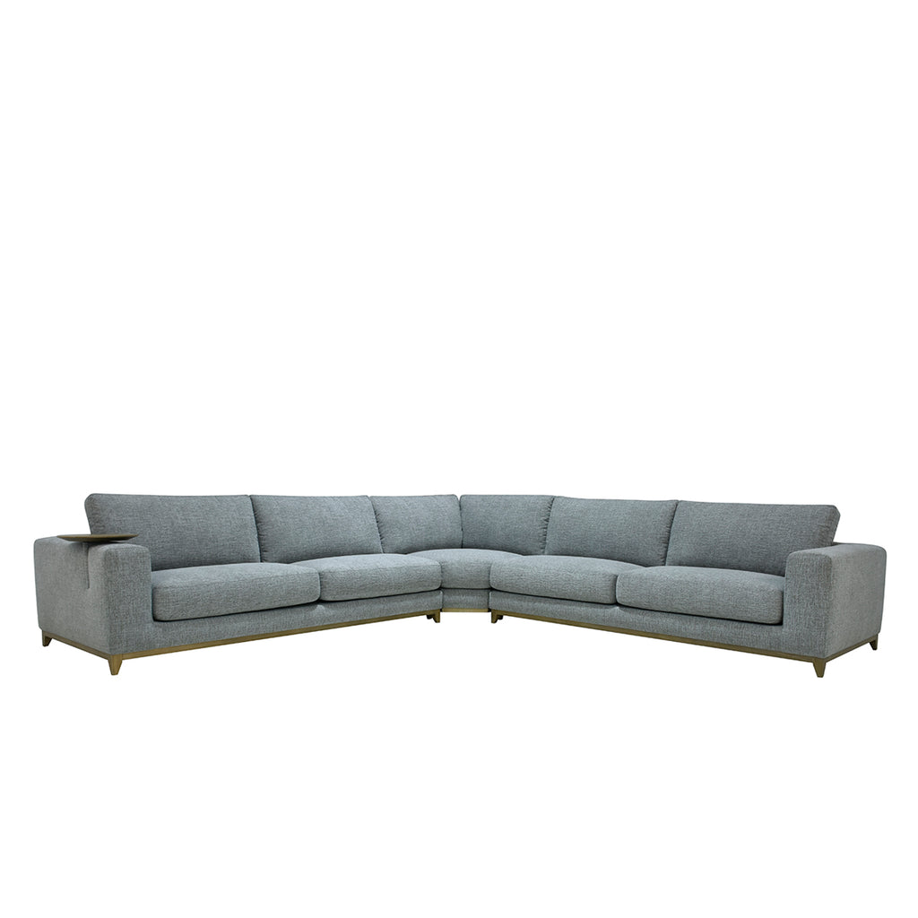 Donovan Sectional- Gray - Chapin Furniture