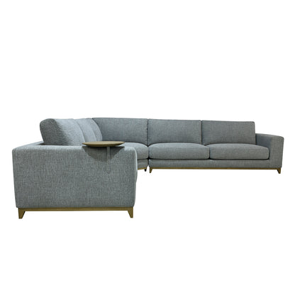 Donovan Sectional- Gray - Chapin Furniture