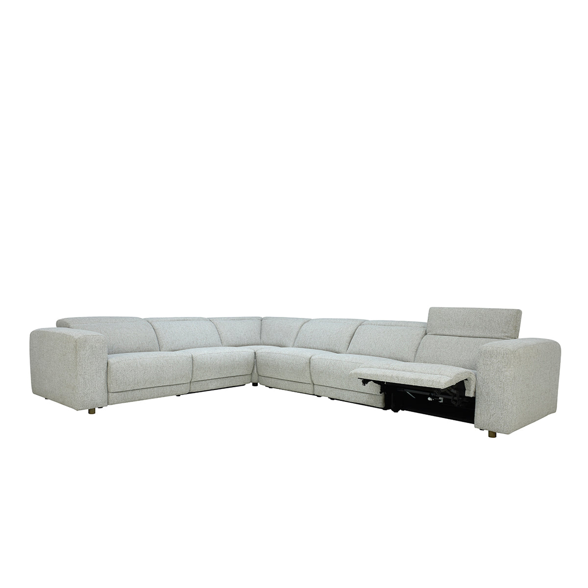 Knoxville Power Sectional-Gray - Chapin Furniture