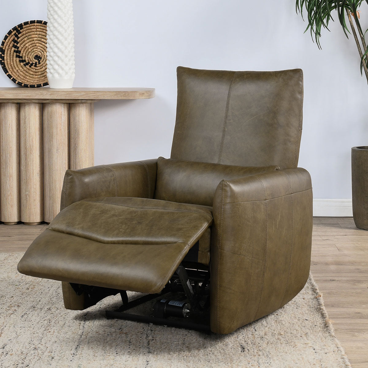 Thaya Power Recliner Chair - Earth Brown - Chapin Furniture