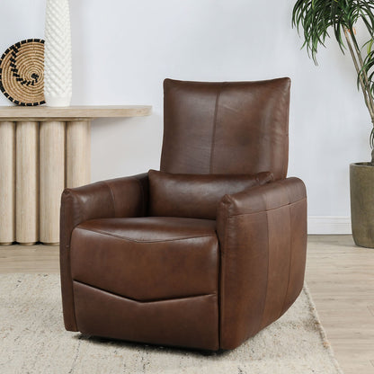 Thaya Power Recliner Chair - Antique Brown - Chapin Furniture