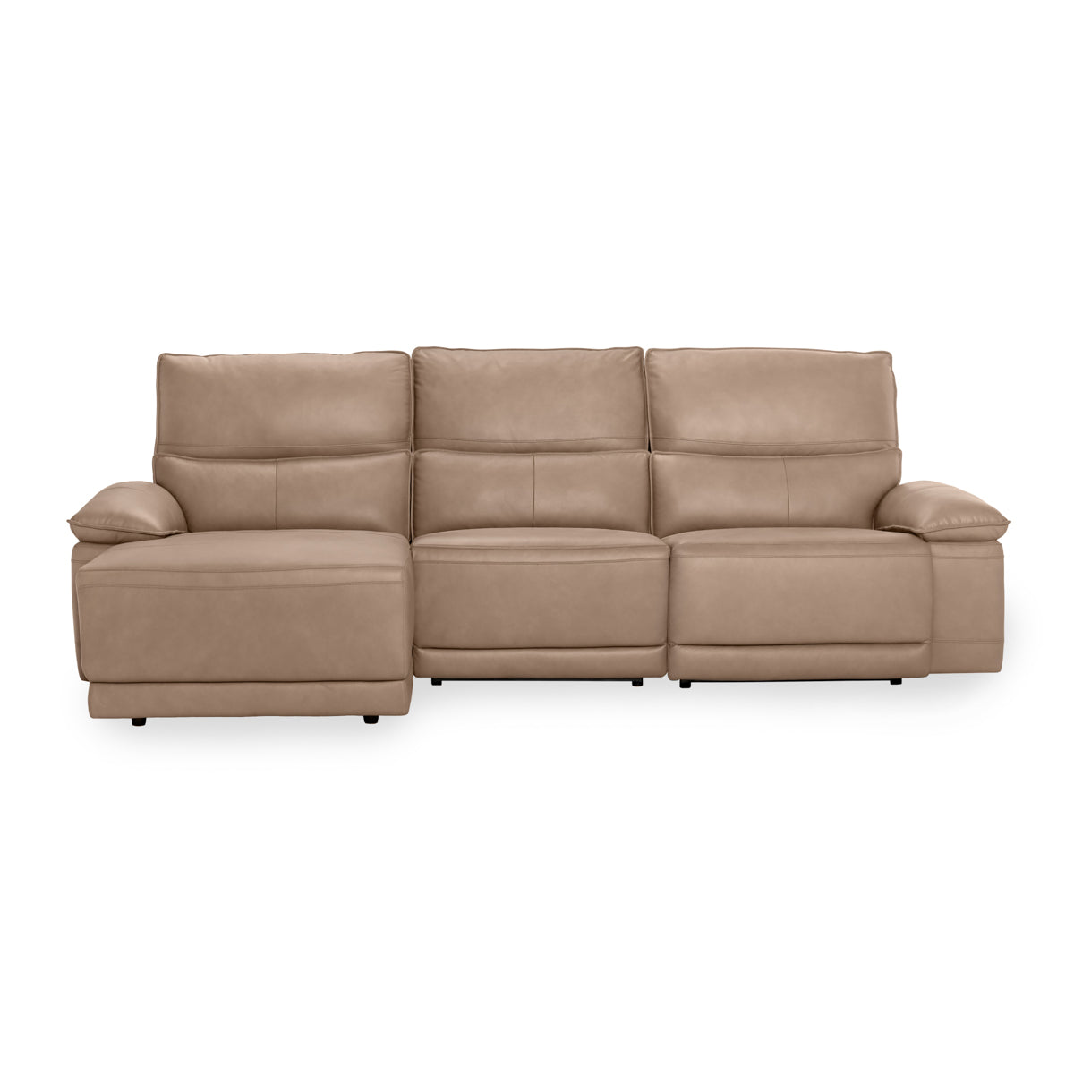 Branford Power Recliner Sectional w/LAF Chaise Camel - Chapin Furniture
