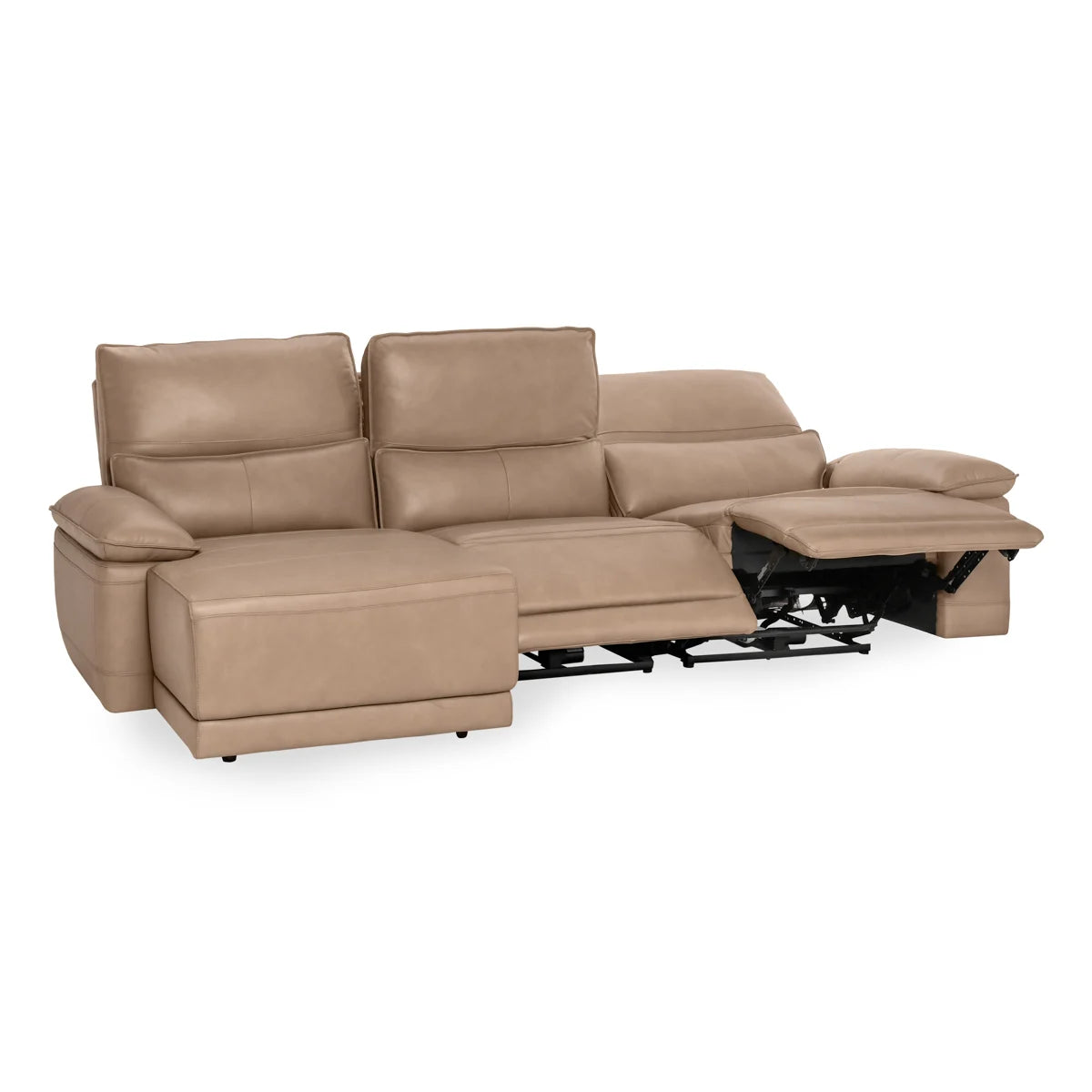 Branford Power Recliner Sectional w/LAF Chaise - Thumbnail 5