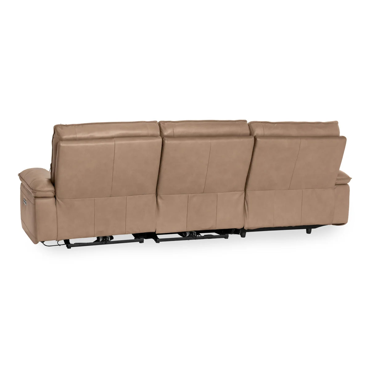 Branford Power Recliner Sectional w/LAF Chaise Camel - Chapin Furniture