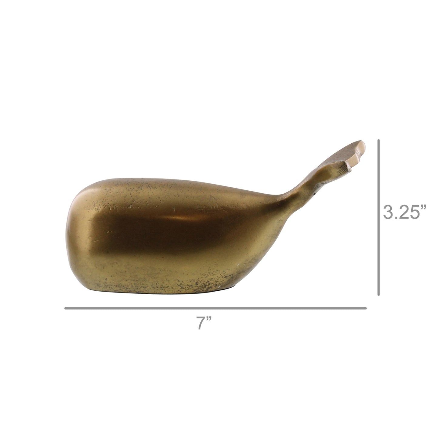 Melville Whale - Brass - Large - Chapin Furniture