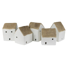 Ceramic Cottages - Set of 5 - Chapin Furniture
