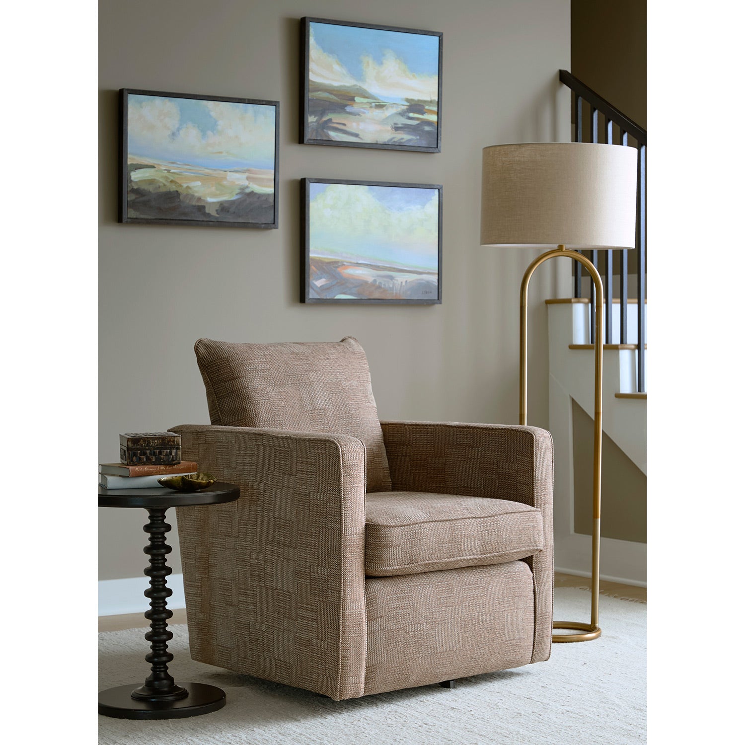 Heidi Swivel Chair- Custom - Chapin Furniture
