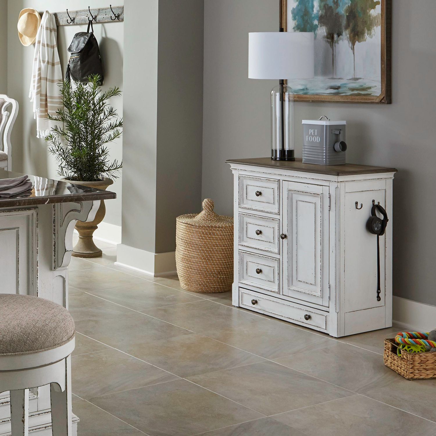 Magnolia Home Pet Feeder Cabinet - Chapin Furniture