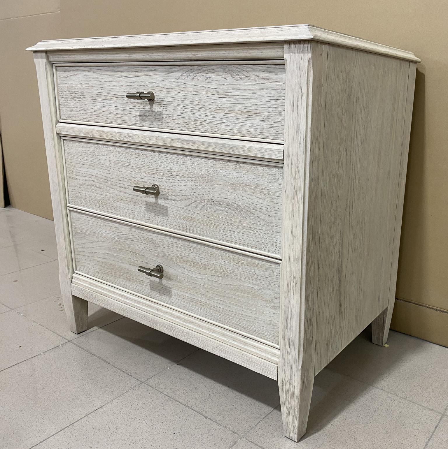 Carmella Three Drawer Nightstand - Chapin Furniture
