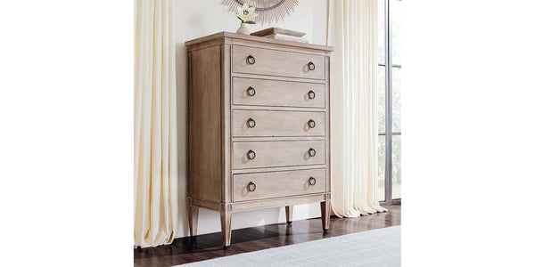 Charlotte 5 Drawer Chest- Washed Elm - Chapin Furniture