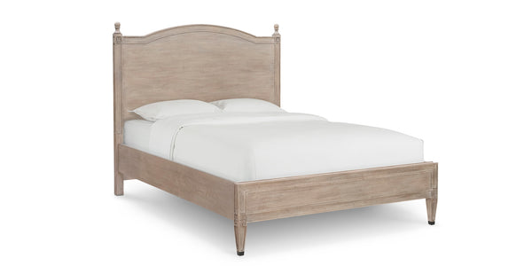 Charlotte Panel Bed- Washed Elm - Chapin Furniture