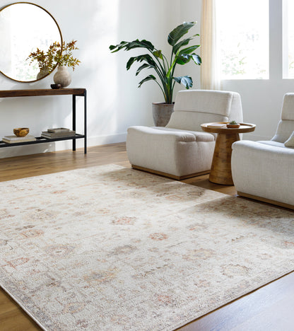 Marlon MLO-2311 Rug- Ivory, Coral - Chapin Furniture