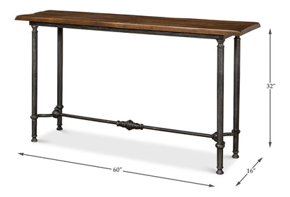 Layton Lodge Console Table- Natural Finish - Chapin Furniture