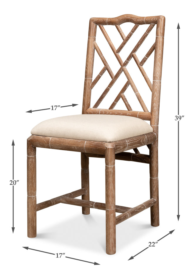 Brighton Bamboo Side Chair- Set of 2 - Chapin Furniture