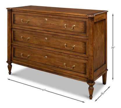 Ciborium Chest Of Drawers- Fruitwood - Chapin Furniture