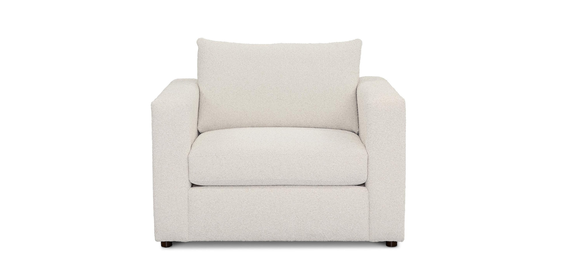 Beckham Wide Track Arm Chair-Cotton - Chapin Furniture