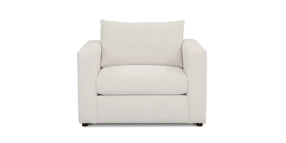 Beckham Wide Track Arm Chair-Cotton - Chapin Furniture