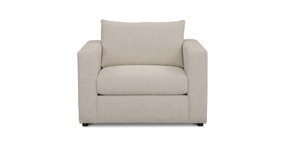 Beckham Wide Track Arm Chair-Linen - Chapin Furniture
