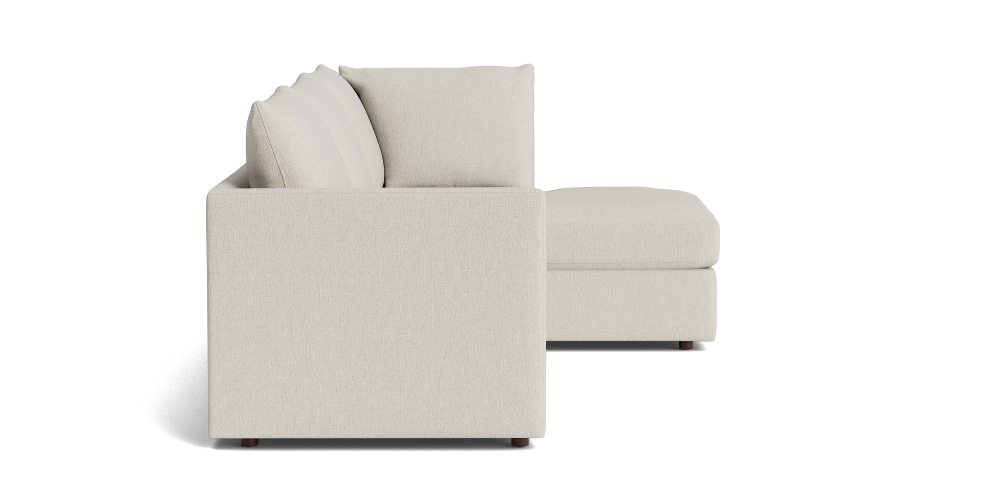Beckham Thin Track Arm Modular Sofa with Ottoman - Chapin Furniture