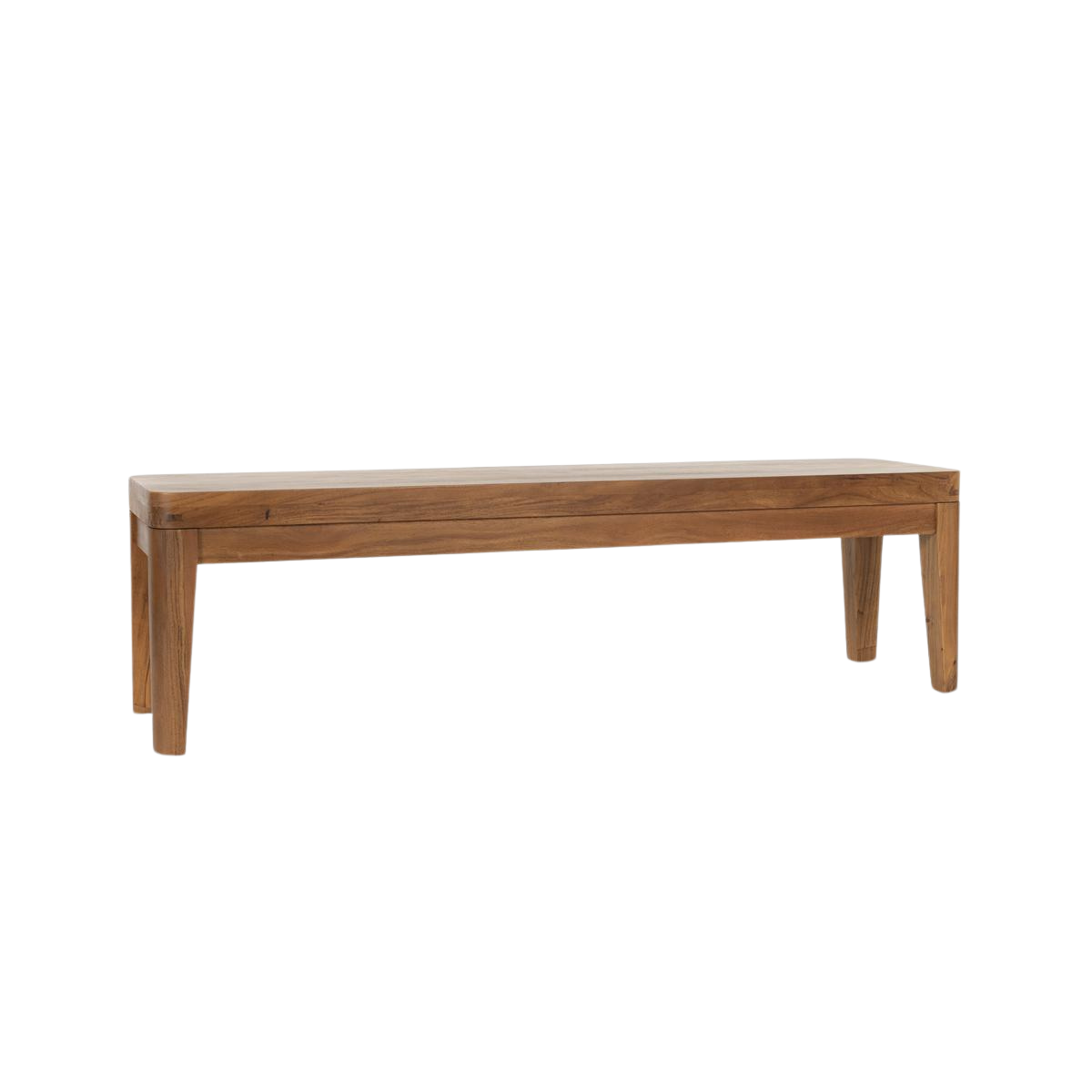 Arno Acacia Wood 64" Dining Bench- Natural - Chapin Furniture