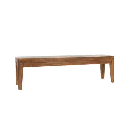 Arno Acacia Wood 64" Dining Bench- Natural - Chapin Furniture