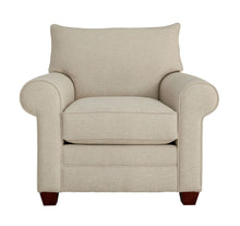 Alexander Roll Arm Chair- Straw - Chapin Furniture